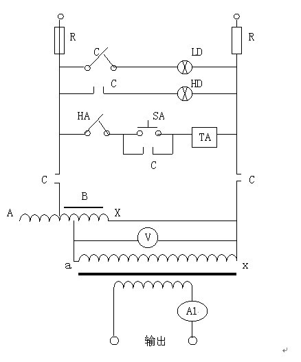 2000a大電流發(fā)生器工作原理圖